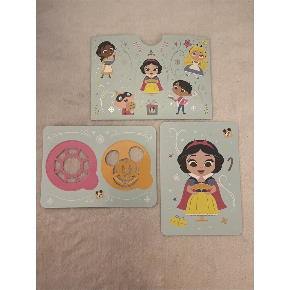 Disney World Annual Passholder Apple Pie Recipe Card & Food‎ Stencils New 2024